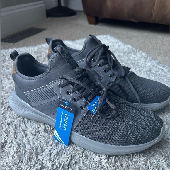 NAUTICA | NWT Men's Dark Gray Sneakers Size 12 - Picture 2 of 5